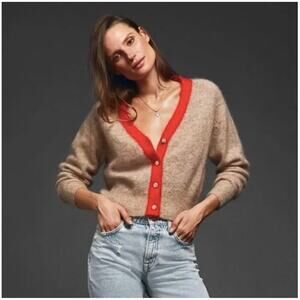 Anine Bing Mohair Blend Cardigan Sweater Women Size XS